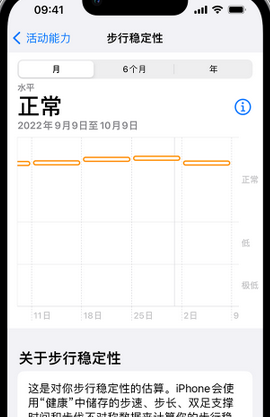 化州iPhone手机维修如何在iPhone开启'步行稳定性通知'