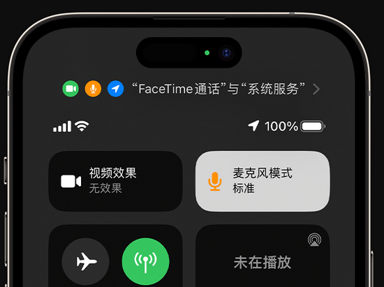 化州苹果授权维修网点分享iPhone在通话时让你的声音更清晰 