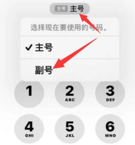 化州苹果14维修店分享iPhone 14 Pro Max使用副卡打电话的方法 