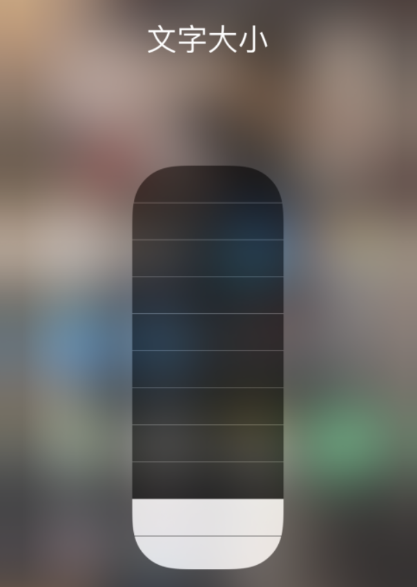 化州苹果手机维修分享小技巧：在 iPhone 控制中心快速调节字体大小 